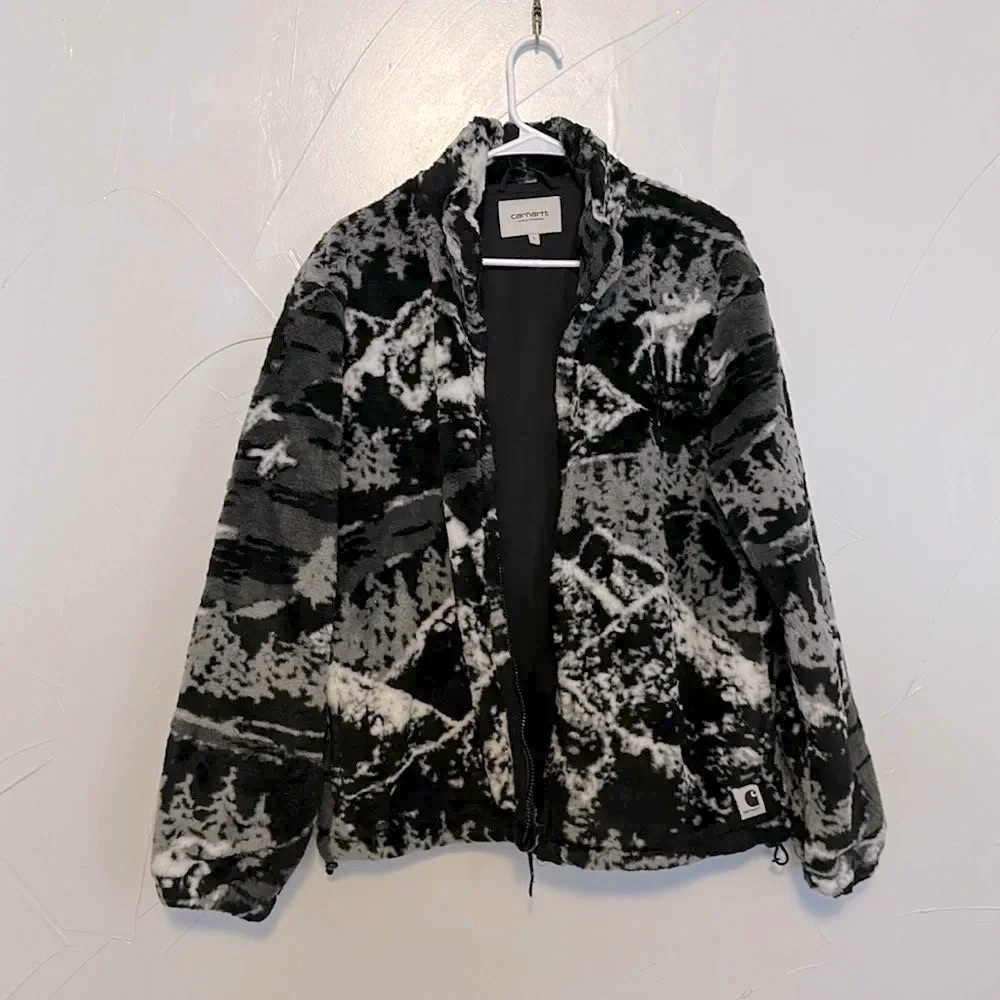 Carhartt WIP Work In Progress High Plains Jacquard Liner NWT L - Picture 3 of 7
